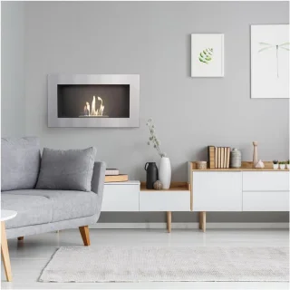 Decoratieve biohaard Wandhaard Zwart - Geclosed - 374mm x 648mm - TÜV Getest