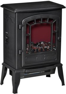 Sfeerhaard Elektrisch - Haard met Verwarming - Realistisch LED-vlameffect - 1000/2000 W - Openhaard - Kachel Vrijstaand - Zwart review