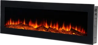LumberQ In- Wand sfeerhaard Scott - 130 x 46 x 12,5 cm - Sfeerhaard - 3 kleuren - Wandhaard - Elektrische wand haard