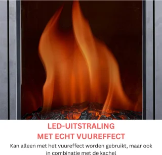 Sfeerhaard Elektrisch - Tafelhaard voor Binnen & Buiten - Sfeerhaarden met Schouw