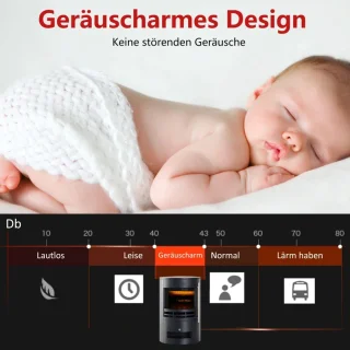 Sfeerhaard Elektrisch - Haard met Verwarming - LED-vlameffect - 900/2000W - Openhaard - Decoratieve Haardkachel - Kachel Vrijstaand - Zwart - 41x41x64,5 cm