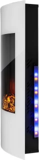 Elektrische Wandhaard Met Led-Vlammen - Programmeerbare Weektimer, 1.000 Of 2.000 W Vermogen