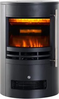 900W/2000W elektrische haard, 41x41x64,5 cm, zwart