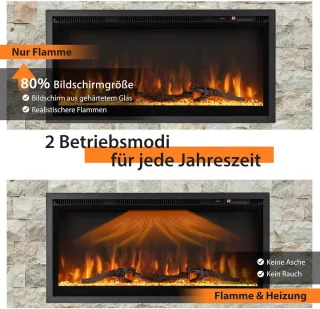 91 cm Elektrische Open Haard
