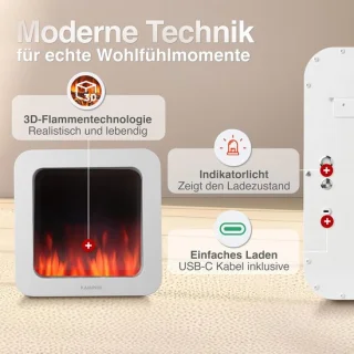 Abtkantoor Mia XL draadloze tafelhaard