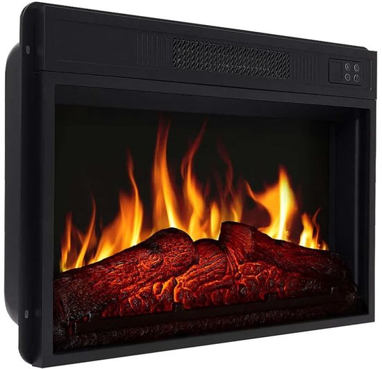AF23S 23 Inch Elektrische Inbouwhaard Zwart