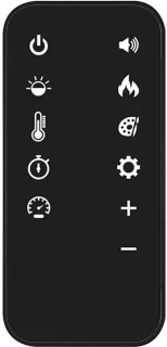 AF42 Multicolor Elektrische Inbouwhaard 109 cm Zwart