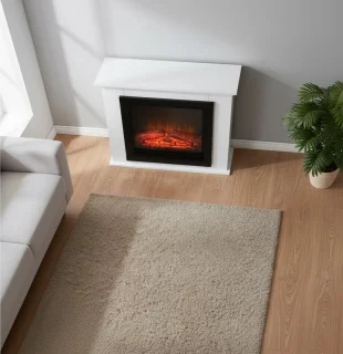 Altameubel Lugano Deluxe Elektrische Sfeerhaard met Schouw