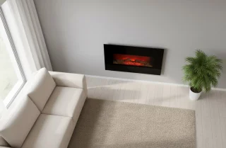 Altameubel Memphis Deluxe Elektrische Wandhaard