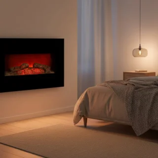 Altameubel Memphis Deluxe Elektrische Wandhaard