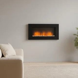 Altameubel Vancouver Luxe Elektrische Wandhaard 105,5 x 48 x 12 cm