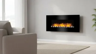Altameubel Vancouver Luxe Elektrische Wandhaard 105,5 x 48 x 12 cm