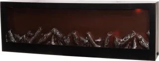 Anna's Collection LED Sfeerhaard Lantaarn Zwart L60xB10xH20 cm