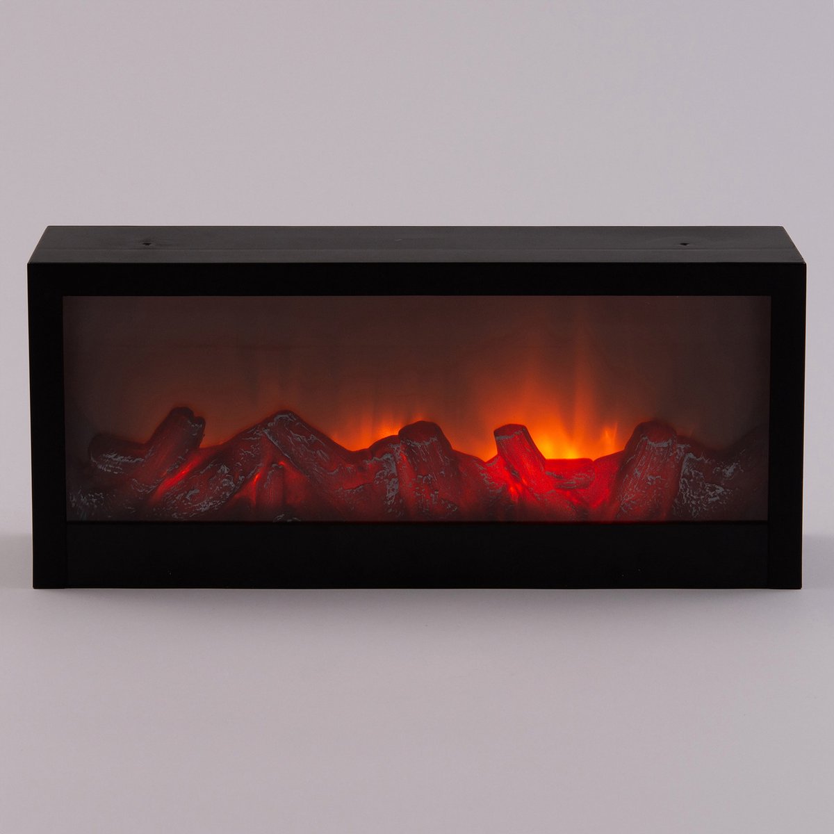 Anna's Collection LED Sfeerhaard Zwart L45xB10xH20 cm