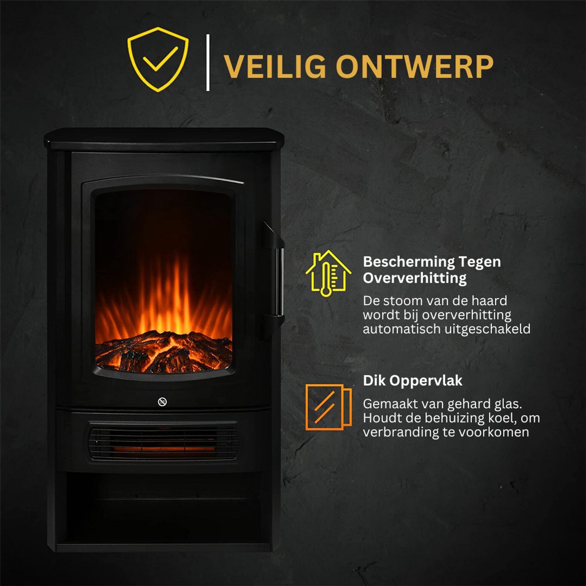 ApexArte Sfeefhaard Elektrisch