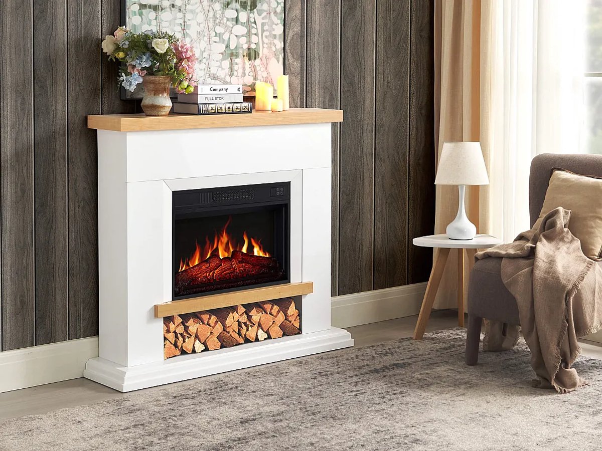 ArtiFlame Shelford AF23S Vrijstaande Elektrische Haard Wit