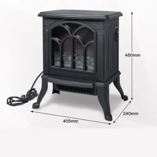 Aufun Elektrische Haard 1500W Zwart