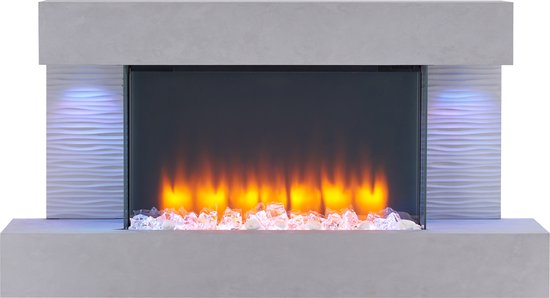 BALDERIA Aieda Elektrische Wandhaard Betonlook