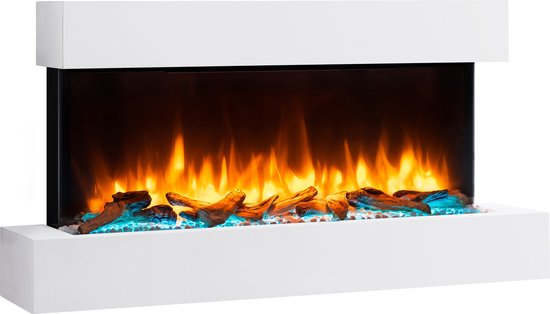 BALDERIA Ignis Elektrische Wandhaard Wit