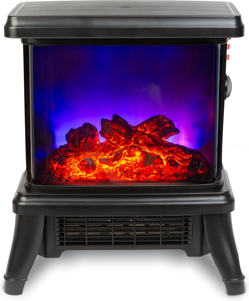 Bewello BW2106 Elektrische haard zwart vrijstaand 1500W