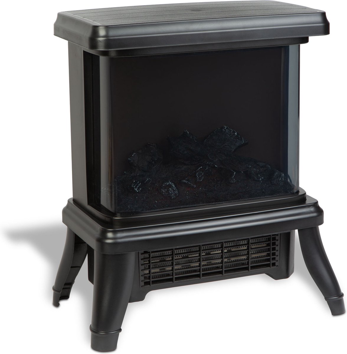 Bewello BW2106 Elektrische haard zwart vrijstaand 1500W