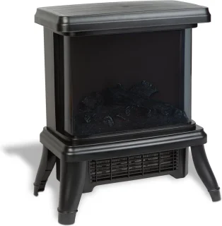 Bewello BW2106 Elektrische haard zwart vrijstaand 1500W