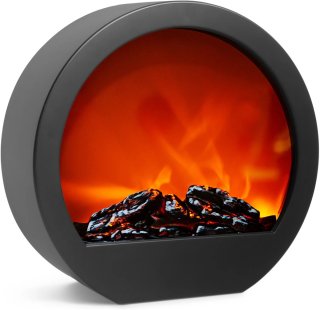 De Bewello Mobiele Elektrische Sfeerhaard 35 x 12 x 38 cm in één oogopslag