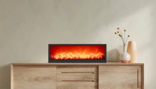 Bewello Mobiele Elektrische Sfeerhaard 60 x 10 x 20 cm