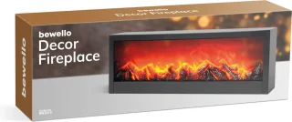 Bewello Mobiele Elektrische Sfeerhaard 60 x 10 x 20 cm