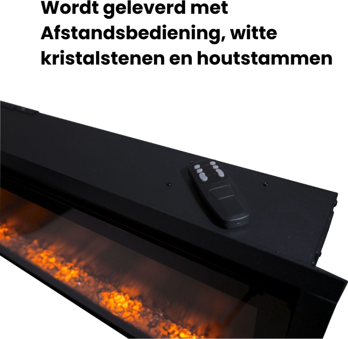 BonFeu BonFlame Linear Optiflame Elektrische Sfeerhaard 112.5x14.8x45 cm