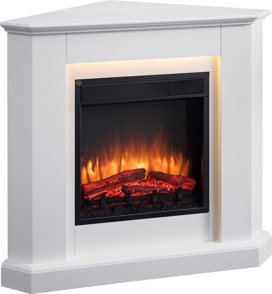 Candela Elektrische Sfeerhaard Wit 56.8x96.3x93 cm