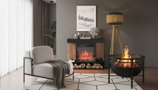 Casa Velluto Lynea elektrische wandhaard 100 cm