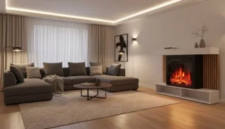 Casa Velluto Lynea Luxe 100 cm – Elektrische wandhaard
