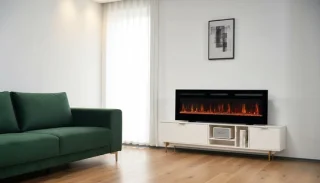 Casa Velluto Marlon Elektrische Haard 91 cm Wand- en inbouw