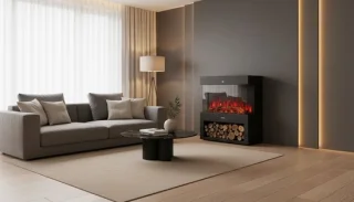 Casa Velluto Milano Vrijstaande Elektrische Haard