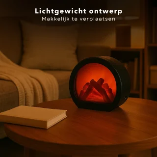 Cheqo® LED Sfeerhaard Rond USB