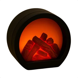 Cheqo® LED Sfeerhaard Rond USB