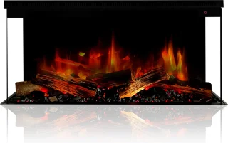 Cinewall Super Elegance 3D Elektrische Inbouw Haard 84x47 cm