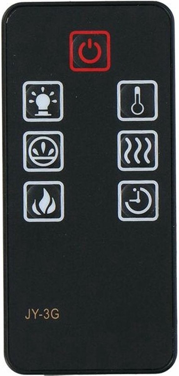 Classic Fire Memphis elektrische sfeerhaard 1800W zwart