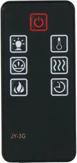 Classic Fire Memphis elektrische sfeerhaard 1800W zwart