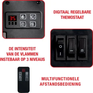 Classic Fire Vancouver - Elektrische Sfeerhaard