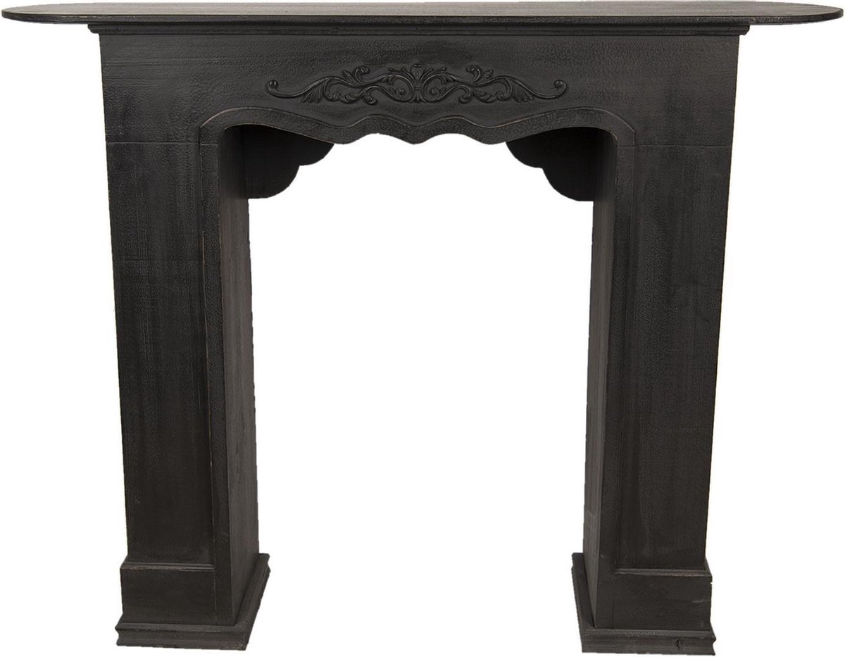 Clayre & Eef Schouw Zwart 125x28x101 cm
