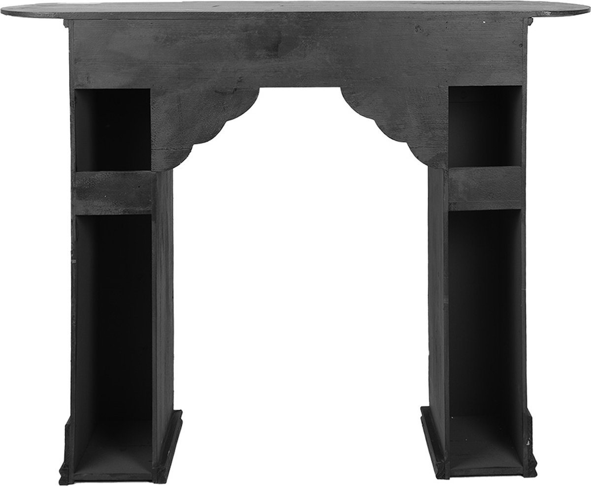 Clayre & Eef Schouw Zwart 125x28x101 cm