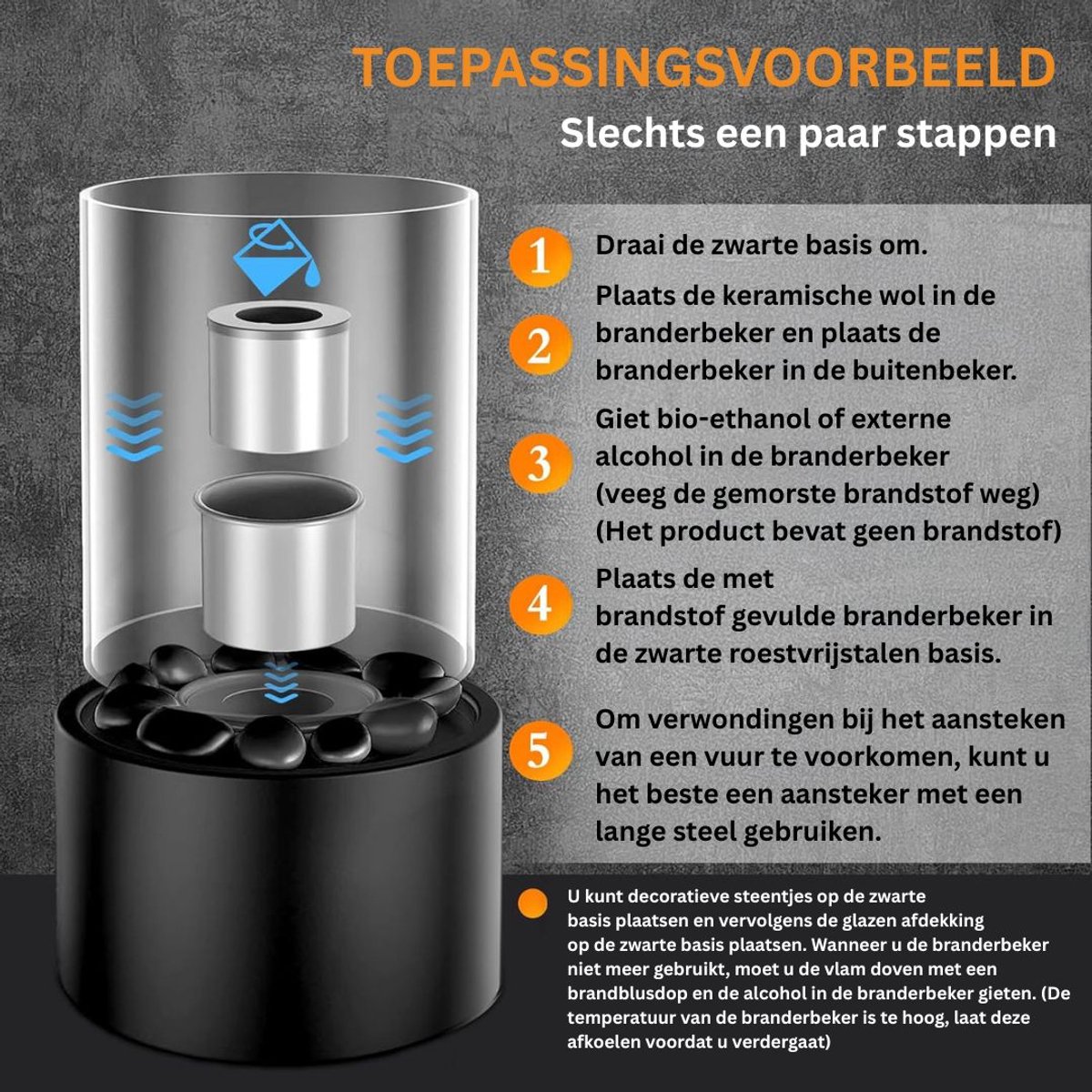 CLGP® Tafelhaard Gaslantaarn