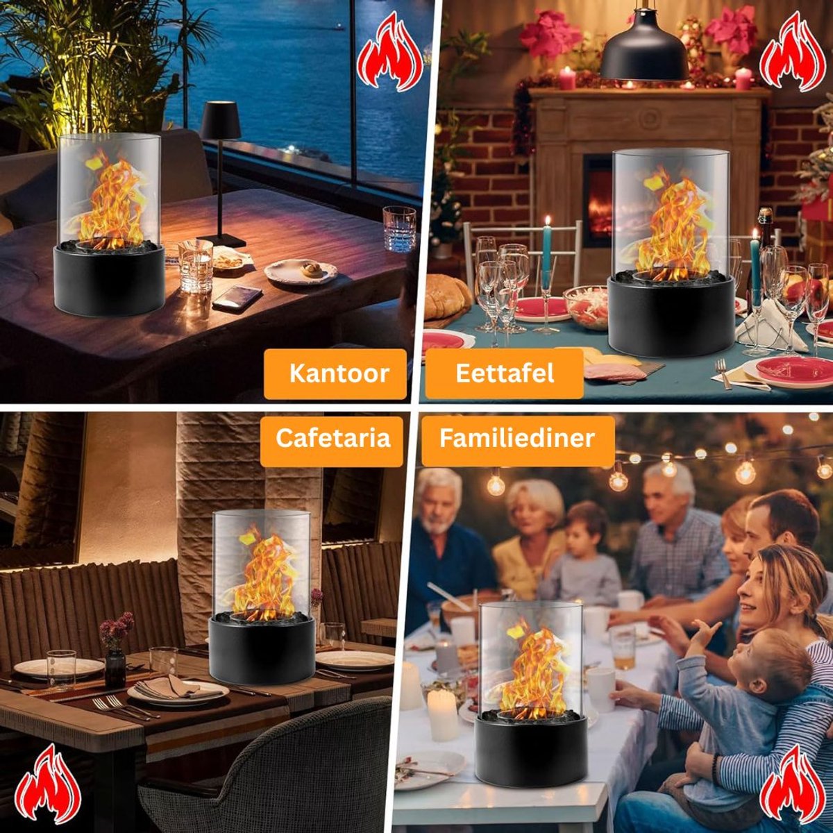 CLGP® Tafelhaard Gaslantaarn