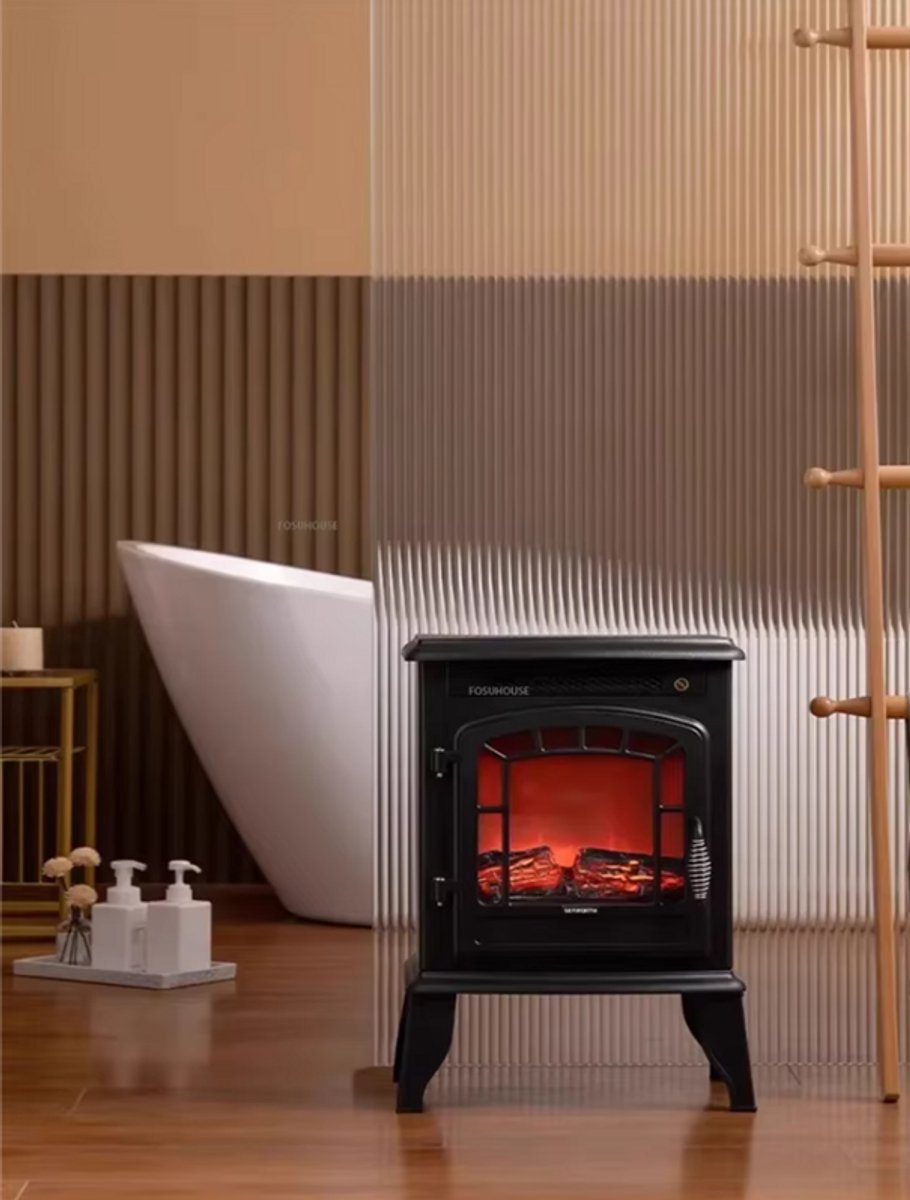 CozyLiving Elektrische Sfeerhaard 1800W Zwart