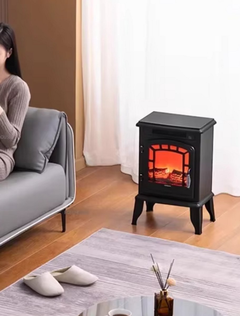 CozyLiving Elektrische Sfeerhaard 1800W Zwart