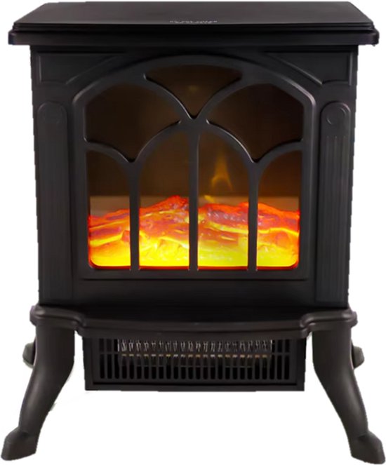 CozyLiving Elektrische Sfeerhaard 1800W Zwart