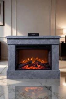 CraterGlow elektrische sfeerhaard wandmodel