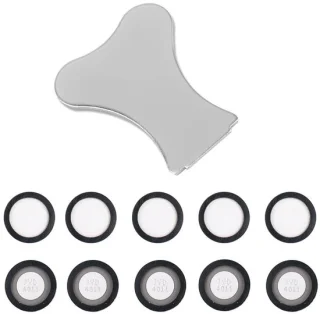 Dailygoods Optimyst vervangset voor Dimplex elektrische haard - 10 transducer schijven